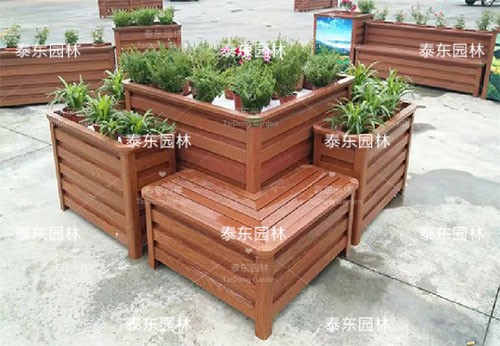 轉角鋁合金座椅花箱